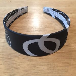 Black and White Geometric Print Headband